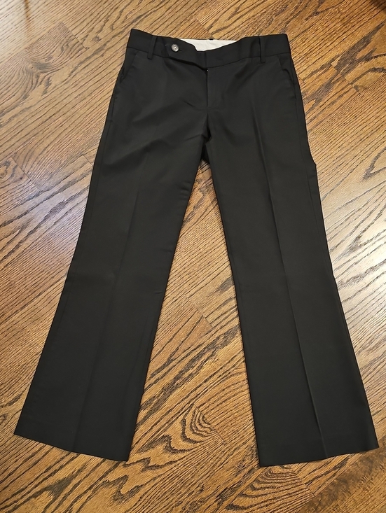 GAP Pants - GAP Women's Straight Fit Flared Leg Black Dress Trousers with Crease